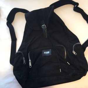 VS PINK black backpack